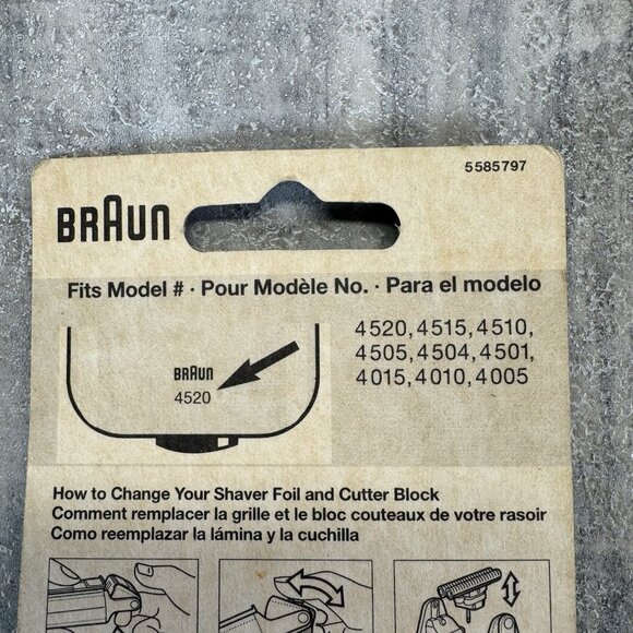Genuine OEM Braun Flex Control Par # 4000 Includes Foil *New Old Stock* - Picture 4 of 4